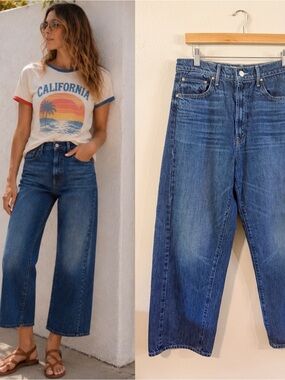 MOTHER Superior The Half-Pipe Ankle Jeans in Did You Bring Me Anything?